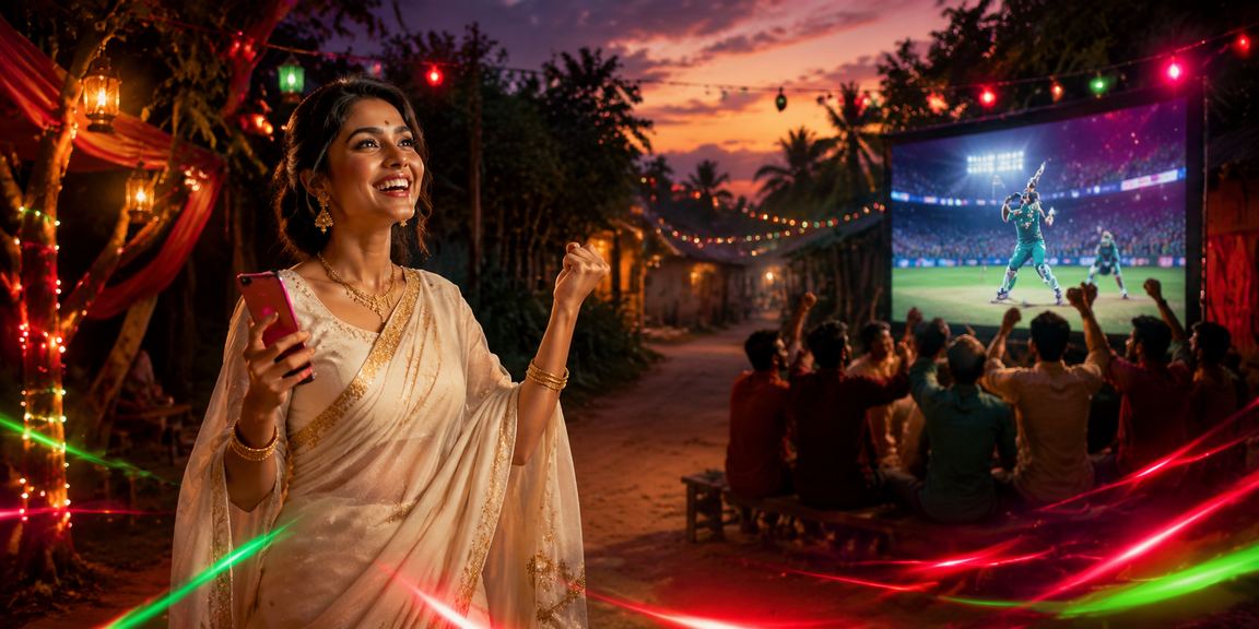 কুমিল্লায় ক্রিকেট বেটিং উপভোগ করছেন একজন দর্শক