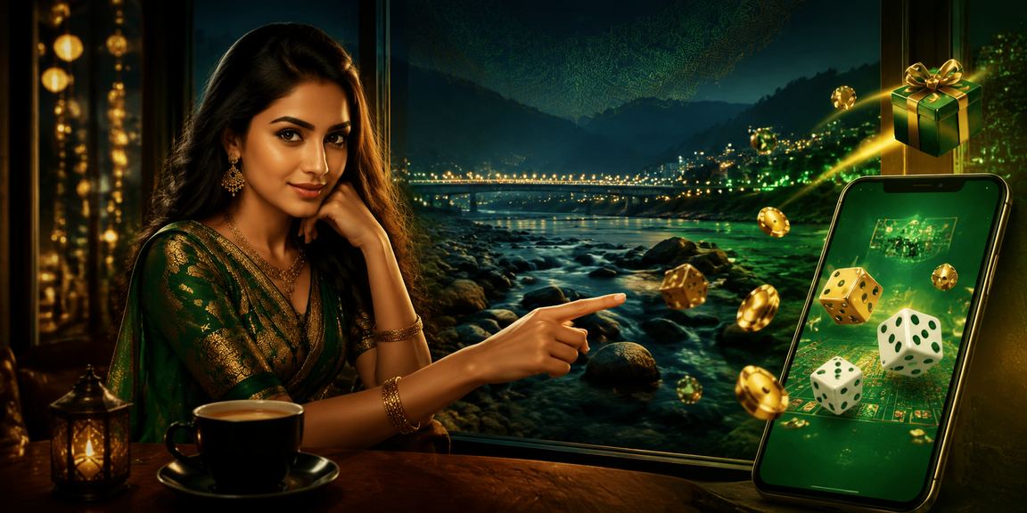 সিলেটে একজন ব্যবহারকারী মোবাইলে ডাইস গেম খেলছেন